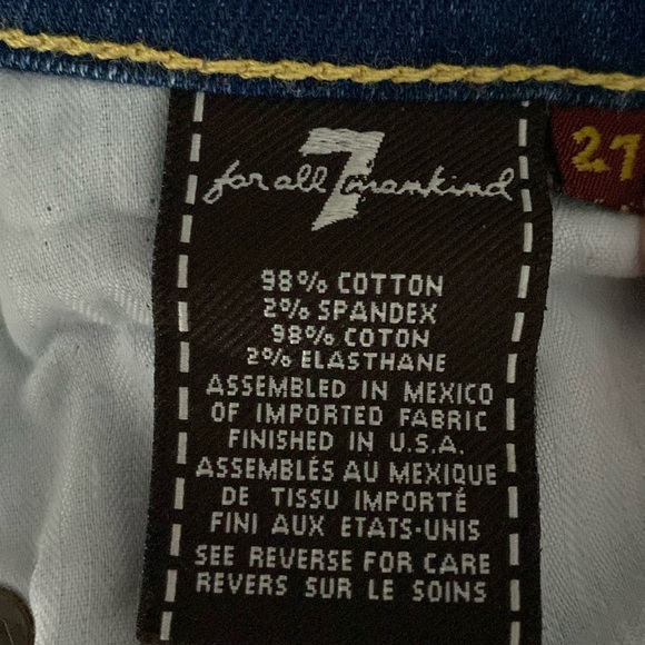 7 FOR ALL MANKIND ORIGINAL BOOTCUT IN NEW YORK DARK - Picture 4 of 7